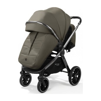 Коляска детская 2 в 1 с термолюлькой Amarobaby Phenom, графит