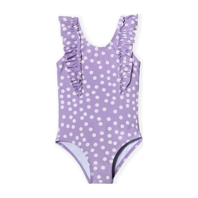 Купальник слитный для девочки Amarobaby Blossom, мультиколор, размер 122 АВ-OD26-41BM/28-122