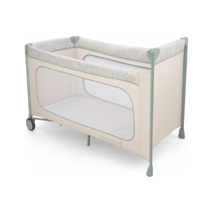 МКР Манеж-кровать Amarobaby OASIS прямоугольный, бежевый АВ25-26OS/03/OASIS