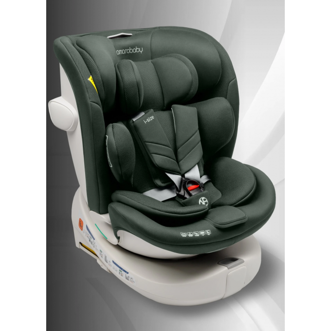 Автокресло AMAROBABY DEFENDER, i-Size, 40-150 см, зеленый AB25-9DEF/13 Автокресло AMAROBABY DEFENDER, i-Size, 40-150 см, зеленый AB25-9DEF/13