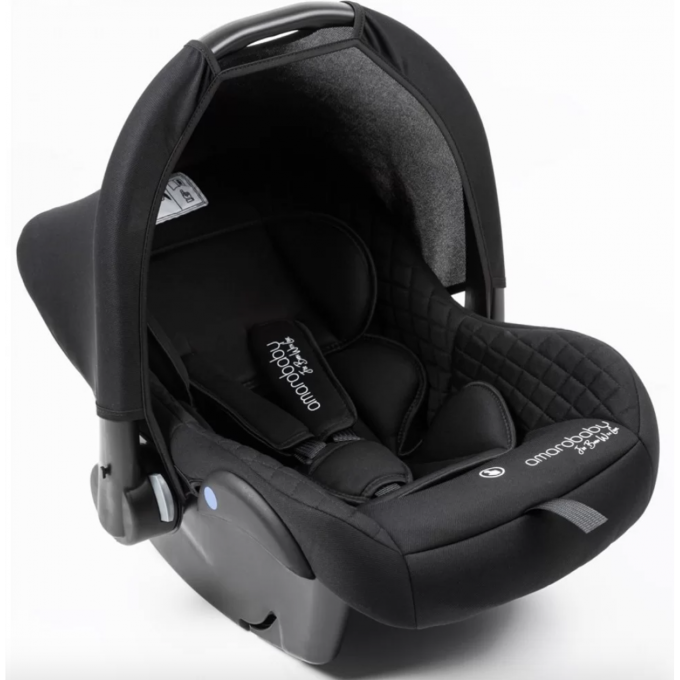 Автокресло детское AMAROBABY BABY COMFORT, группа 0+, чёрный AB222008BC/09