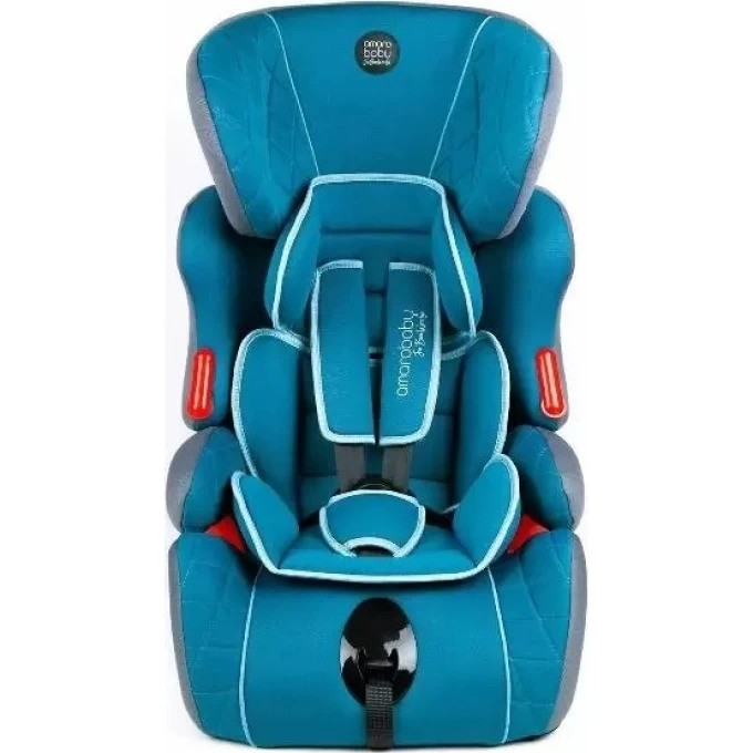 Автокресло детское AMAROBABY BIG TRIP, группа I/II/III, бирюзовый AB212006BTBi/18