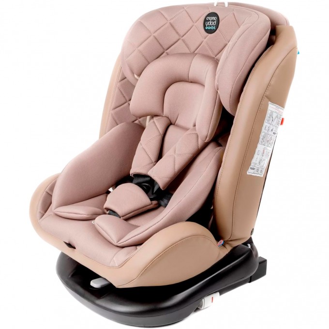 Автокресло детское AMAROBABY BRILLIANT ISOFIX класс D, группа 0+/1/2/3, бежевый AMARO-2003-BrBe