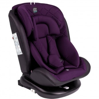 Автокресло детское AMAROBABY BRILLIANT ISOFIX класс D, группа 0+/1/2/3, фиолетовый