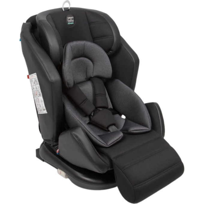 Автокресло детское AMAROBABY FAVORITE ISOFIX с усиленной боковой поддержкой, группа 0+/1/2/3 чёрный/графит AB24-20FAV/0910