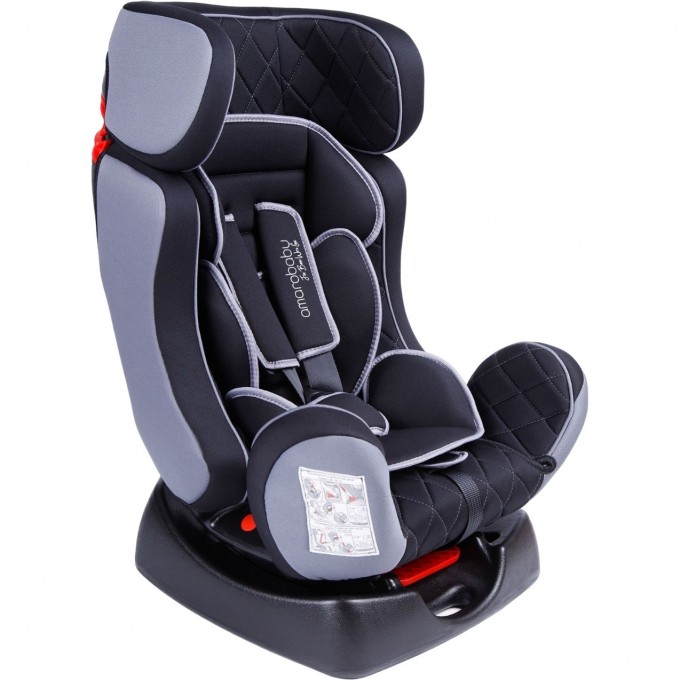 Автокресло детское AMAROBABY PROFESSIONAL, группа 0+/I/II, чёрный/серый AB212005PChS/09