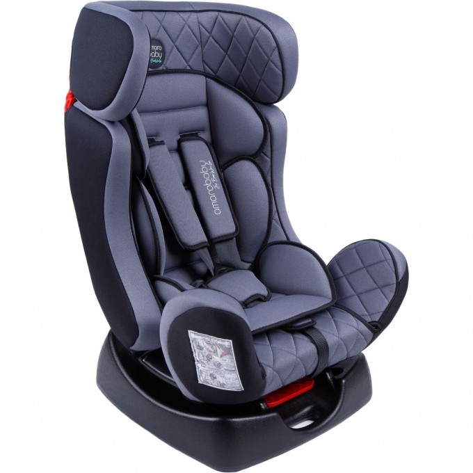 Автокресло детское AMAROBABY PROFESSIONAL, группа 0+/I/II, серый/черный AB212005PSCh/11