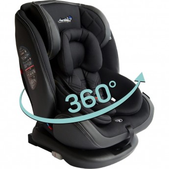 Автокресло детское AMAROBABY ST-3, Isofix класс D, группа 0+/1/2/3, черный