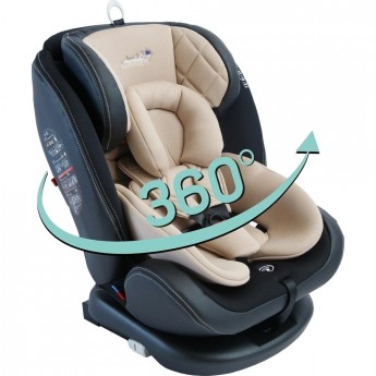 Автокресло детское AMAROBABY ST-3,Isofix класс D, группа 0+/1/2/3, бежевый