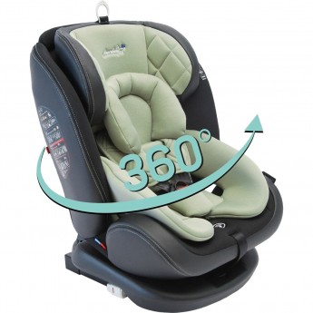 Автокресло детское AMAROBABY ST-3,Isofix класс D, группа 0+/1/2/3, хаки