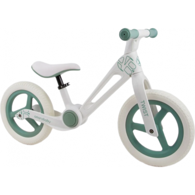 Беговел AMAROBABY TWIST белый/зеленый AB23-34TW/0313 Беговел AMAROBABY TWIST белый/зеленый AB23-34TW/0313