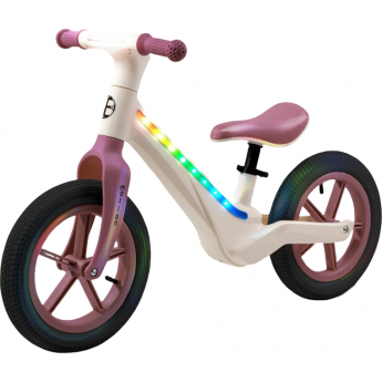 Беговел двухколесный AMAROBABY MOTION молочный/розовый