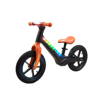 Беговел двухколесный AMAROBABY MOTION черный/оранжевый