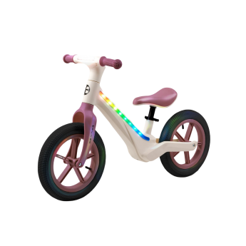 Беговел двухколесный AMAROBABY MOTION молочный/розовый