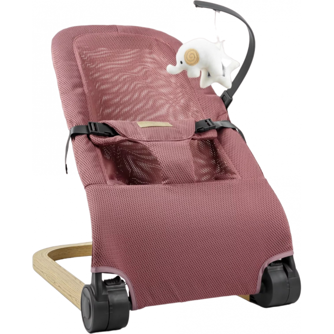 Детский шезлонг AMAROBABY BABY RELAX розовый AB22-25BR/06