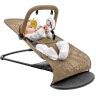 Детский шезлонг AMAROBABY, BABY TIME, бежевый AB21-25BT/03