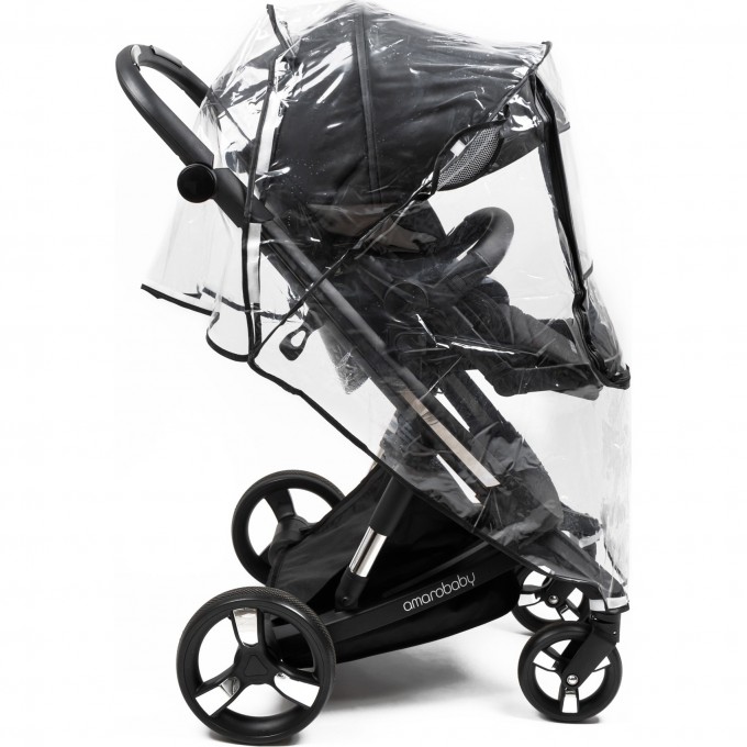 Дождевик для коляски универсальный AMAROBABY RAIN STOP AB22-1901RS/00