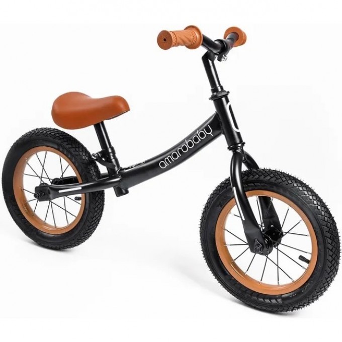 Двухколесный беговел AMAROBABY ROAD RACER, черный AB22-34RR/09