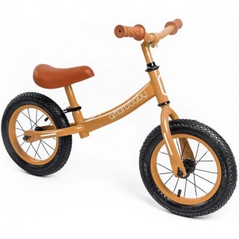 Двухколесный беговел AMAROBABY ROAD RACER, коричневый