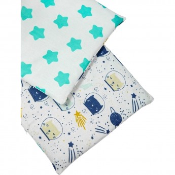 Двухсторонний бортик в кроватку 4 предмета (бортики на молнии) AMAROBABY КОСМОС Двухсторонний бортик в кроватку 4 предмета (бортики на молнии) AMAROBABY КОСМОС