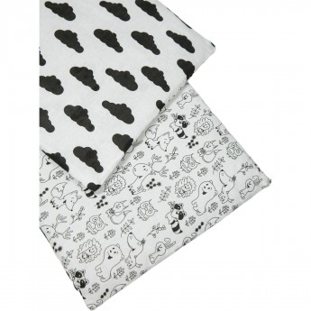 Двухсторонний бортик в кроватку 4 предмета (бортики на молнии) AMAROBABY Лес Двухсторонний бортик в кроватку 4 предмета (бортики на молнии) AMAROBABY Лес