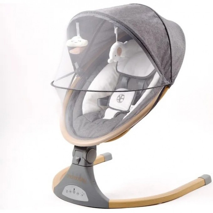 Электронные качели детские AMAROBABY ERGO SWING, серый AB22-22ERGO/11