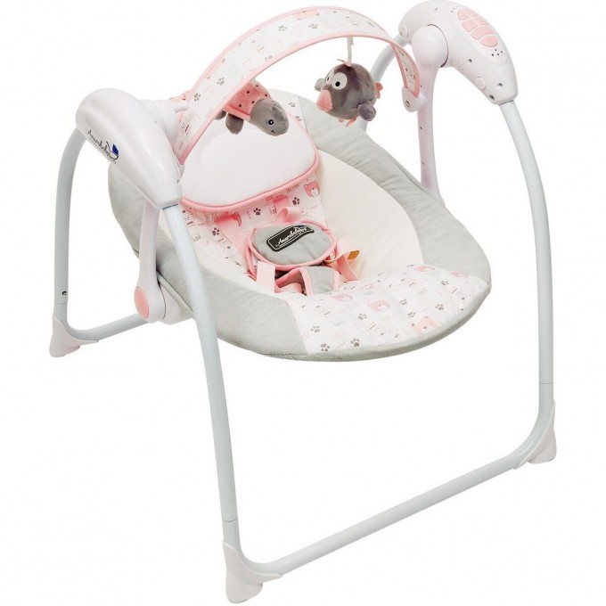 Электронные качели детские AMAROBABY SWINGING BABY AMARO-22SB-SR Электронные качели детские AMAROBABY SWINGING BABY AMARO-22SB-SR