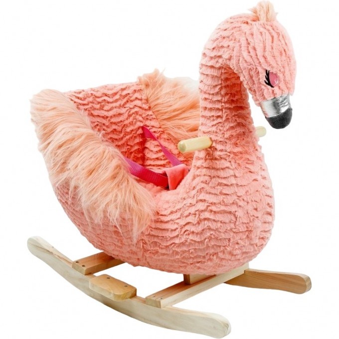 Фламинго качалка AMAROBABY (Flamingo), розовый, 59х35х66 см. AMARO-28AF-R0