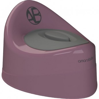 Горшок детский с крышкой AMAROBABY FORT, фиолетовый Горшок детский с крышкой AMAROBABY FORT, фиолетовый