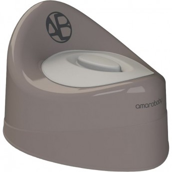 Горшок детский с крышкой AMAROBABY FORT, серый Горшок детский с крышкой AMAROBABY FORT, серый