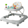 Ходунки детские AMAROBABY HAPPY STEPS с электронной игровой панелью серый AB23-21FS-11