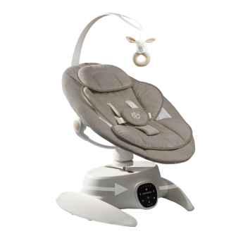 Качели электронные детские AMAROBABY SMART SWING светло-бежевый