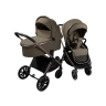 Коляска детская 2 в 1 AMAROBABY GENIUS коричневый