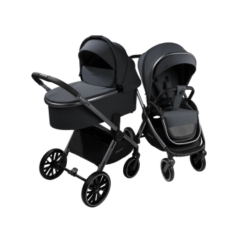 Коляска детская 2 в 1 AMAROBABY GENIUS серый