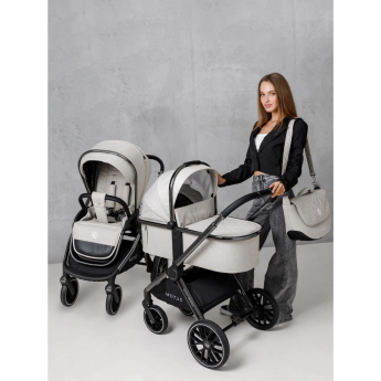 Коляска детская 2 в 1 AMAROBABY MOTUS, белый