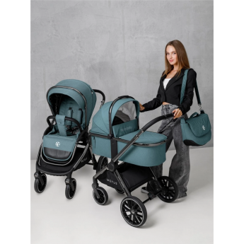 Коляска детская 2 в 1 AMAROBABY MOTUS, бирюзовый