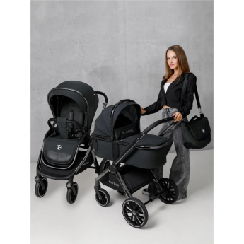 Коляска детская 2 в 1 AMAROBABY MOTUS, черный