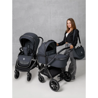 Коляска детская 2 в 1 AMAROBABY MOTUS, серый