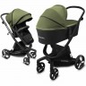 Коляска детская 2 в 1 с автоматическим тормозом AMAROBABY TUTUM, хаки AB22-10TUTUM/26