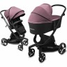 Коляска детская 2 в 1 с автоматическим тормозом AMAROBABY TUTUM, розовый AB22-10TUTUM/06