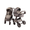 Коляска детская из экокожи 2в1 AMAROBABY MOTUS PREMIUM ECCO EXCLUSIVE мокко AB26-10MOTUSF/53
