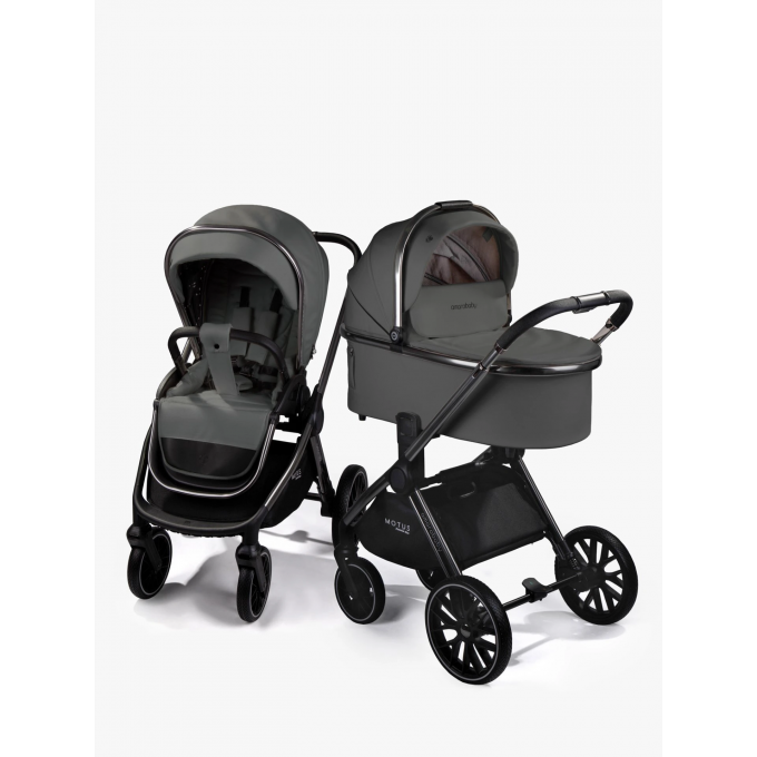 Коляска детская из экокожи 2в1 AMAROBABY MOTUS PREMIUM ECCO серый AB24-10MOTUSL/11 Коляска детская из экокожи 2в1 AMAROBABY MOTUS PREMIUM ECCO серый AB24-10MOTUSL/11