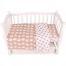 Комплект детского постельного белья AMAROBABY BABY BOOM, 3 предмета, коричневый, бязь KPB-3 PRYANIKI KORICHNEVYII