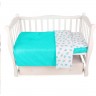 Комплект детского постельного белья AMAROBABY BABY BOOM, МОРОЖЕНКИ, 3 предмета, мята, бязь KPB-3 MOPOJEHKI MYATA