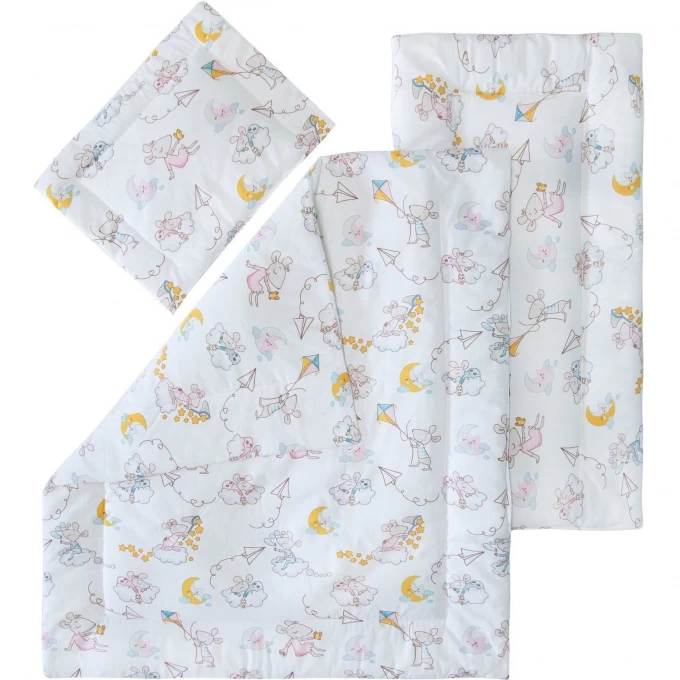 Комплект в коляску AMAROBABY MOMMY STAR, МЫШАТА В ОБЛАКАХ AMARO-36MS-MvO Комплект в коляску AMAROBABY MOMMY STAR, МЫШАТА В ОБЛАКАХ AMARO-36MS-MvO