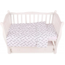 Комплект в кроватку AMAROBABY BABY BOOM ОБЛАКА, 3 предмета, серый, бязь KPB-3 OBLAKA CEPYII