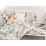 Комплект в кроватку AMAROBABY EXCLUSIVE SOFT COLLECTION ПАПОРОТНИКИ, 15 предметов AMARO-3015-SCP