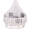 Комплект в кроватку AMAROBABY SILVER, 18 предметов, бязь, серый SILVER (SERYII)