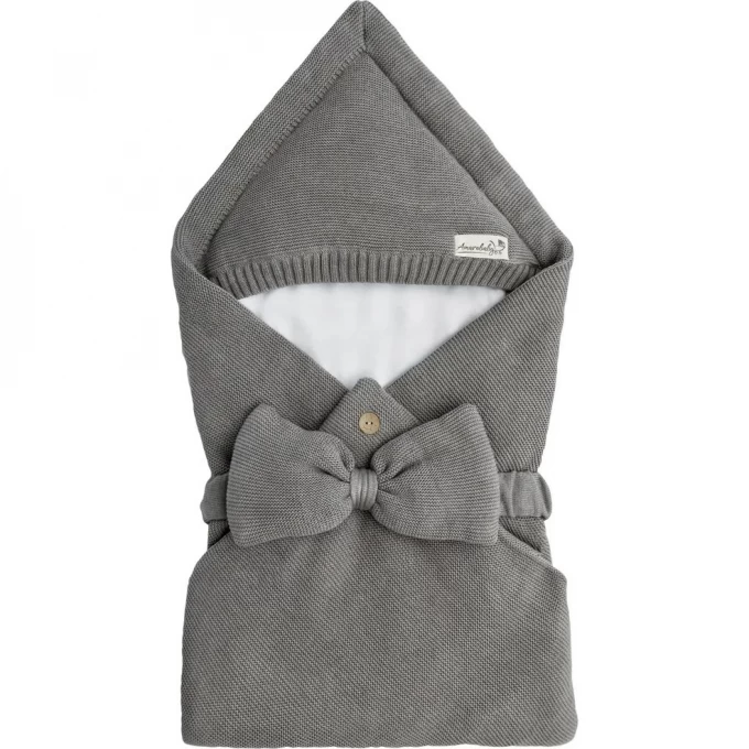 Конверт AMAROBABY PURE LOVE BATIC, вязаный утепленный на выписку, 85см. AMARO-6003PLB-S0 Конверт AMAROBABY PURE LOVE BATIC, вязаный утепленный на выписку, 85см. AMARO-6003PLB-S0