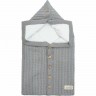 Конверт AMAROBABY PURE LOVE SNAP вязаный утепленный на выписку, 75 см. AMARO-6003PLS-S0